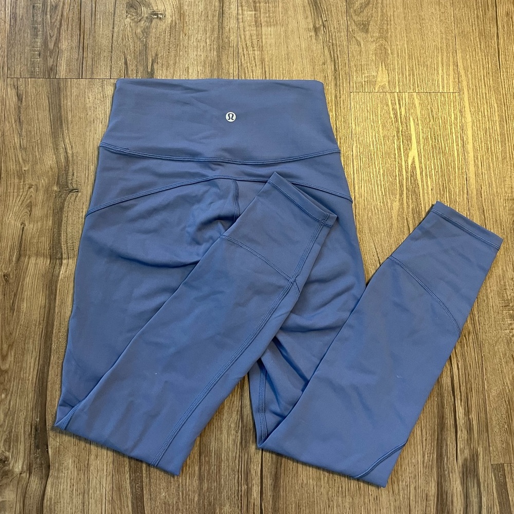 Lululemon high waisted blue leggings- 4